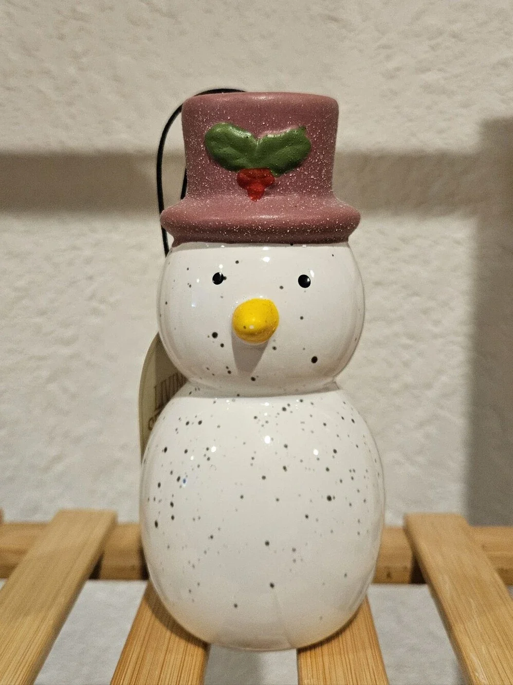 Ceramic Snowman Airplant Holder